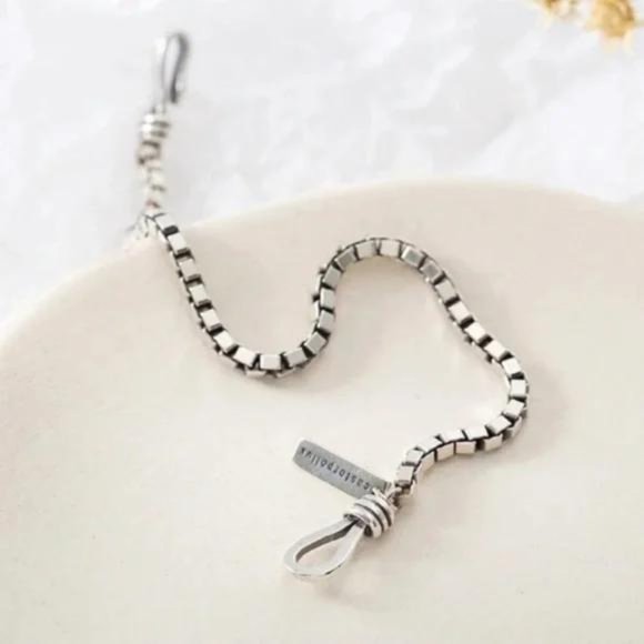 NEW CHAIN 925 STERLING SILVER BRACELET - Picture 4 of 7